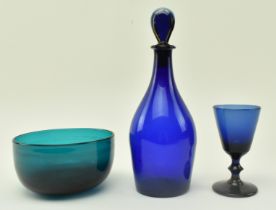 EARLY 19TH CENTURY COLLECTION OF COLOURED GLASS PIECES