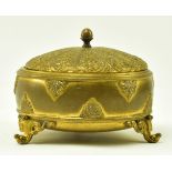 F. BARBEDIENNE (1810-1892) - BELLE EPOQUE BRASS TRINKET BOX