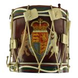 20TH CENTURY BRITISH MILITARY COAT OF ARMS SIDE DRUM BY PREMIER