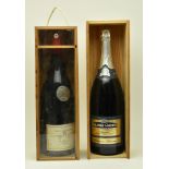 TWO LARGE (300CL) BOTTLES OF CHAMPAGNE
