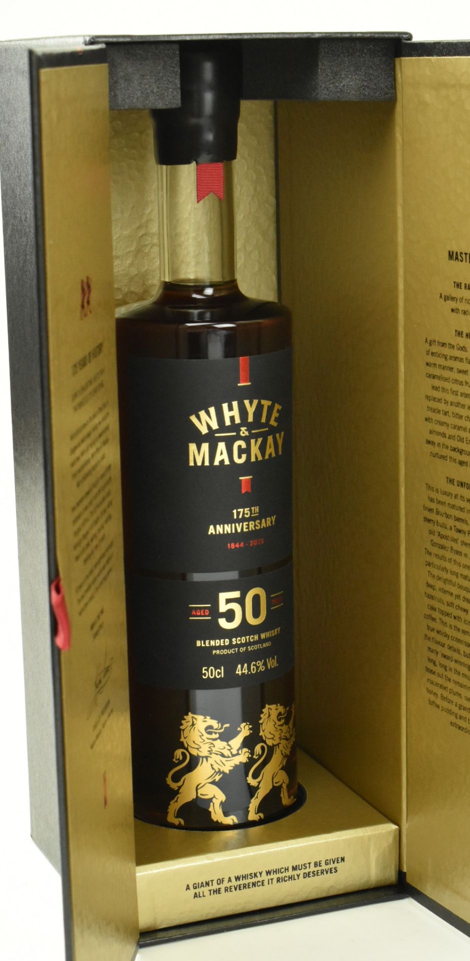 WHYTE & MACKAY - 175TH ANNIVERSARY LIM. ED. 50 YEARS OLD WHISKY - Bild 9 aus 10