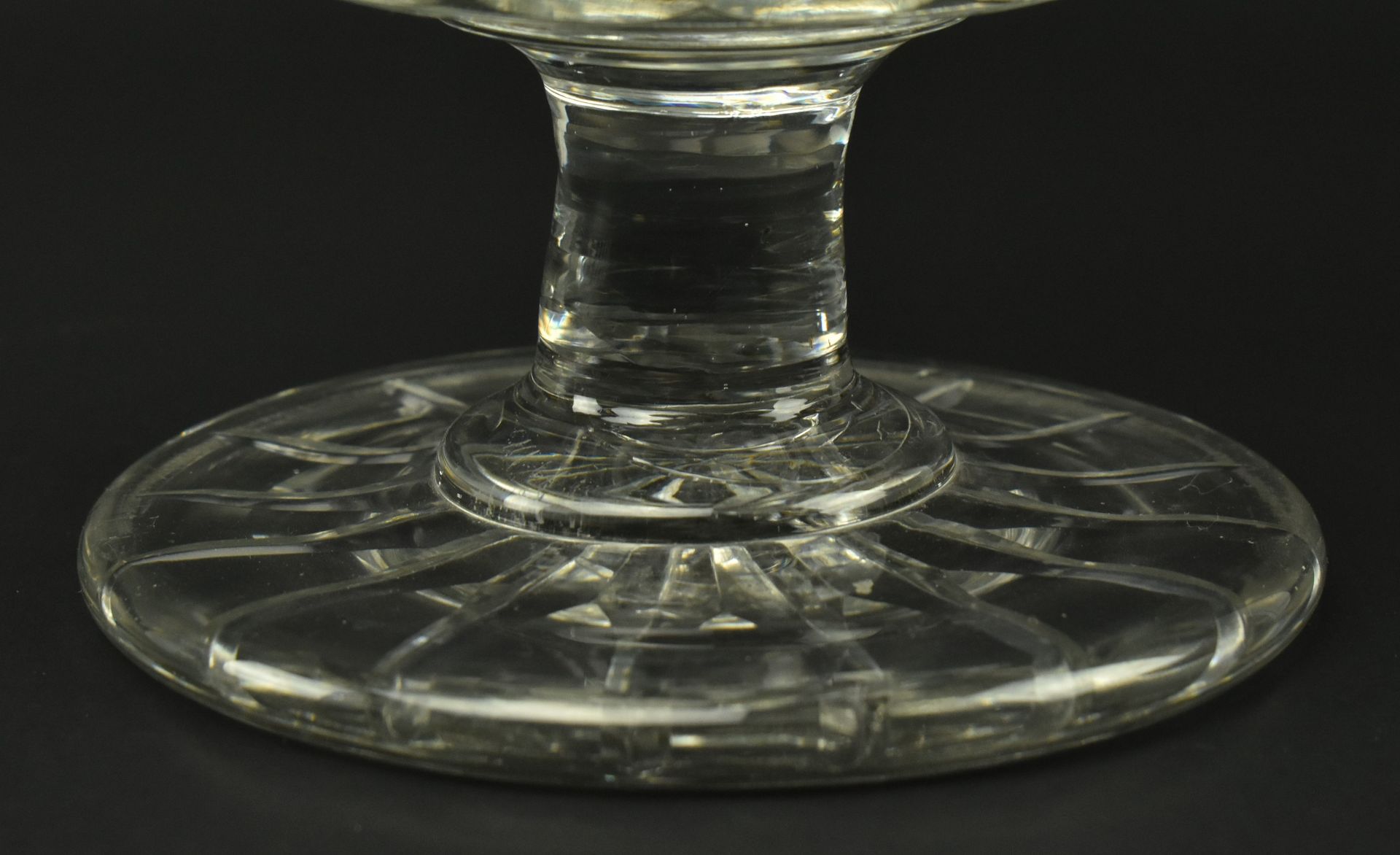 GEORGE IV CIRCA 1830S CELERY GLASS WITH PRINTIES VASE - Bild 6 aus 7