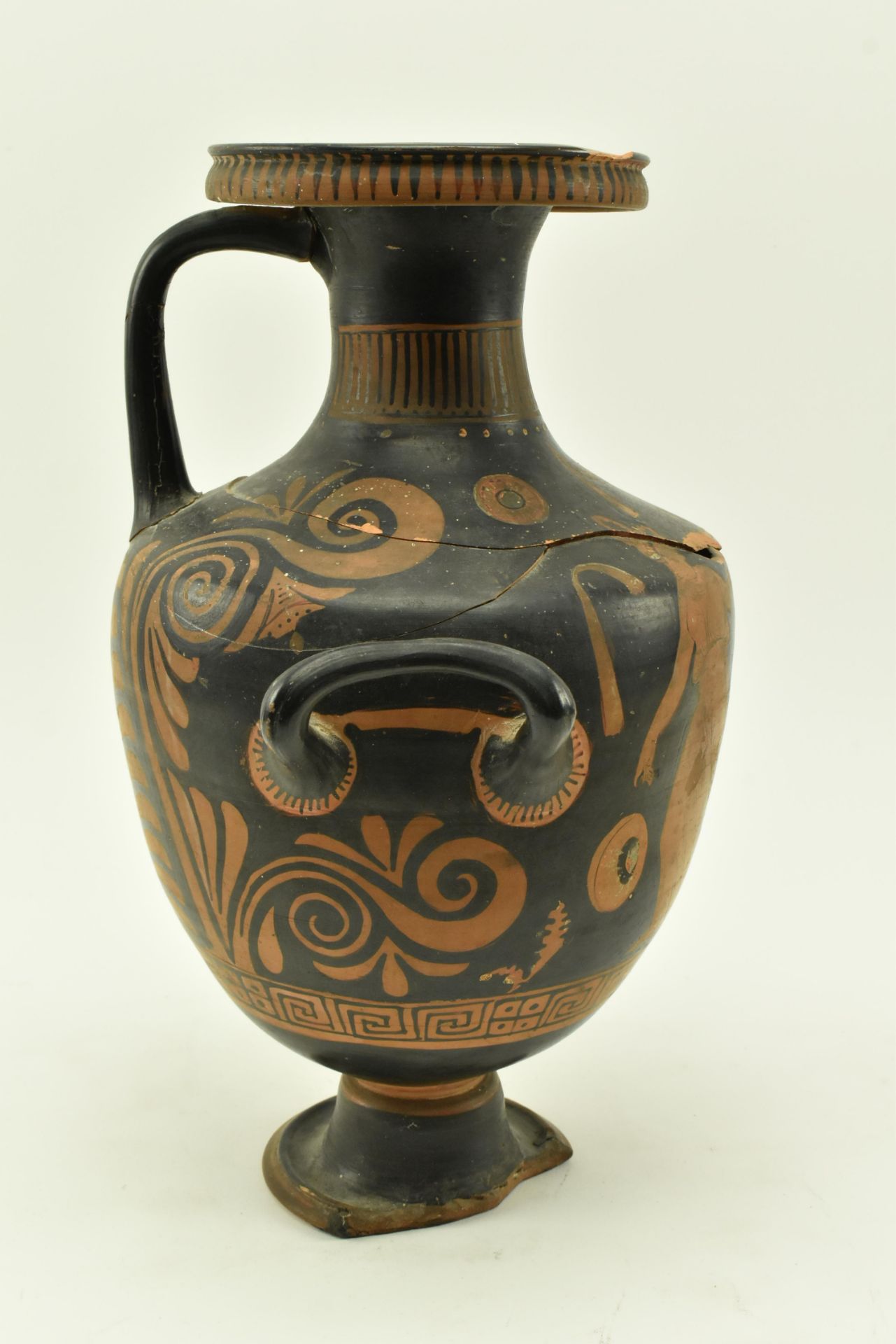 AFTER APULIAN (GREEK) - HAND PAINTED TERRACOTTA HYDRIA VASE - Image 6 of 9