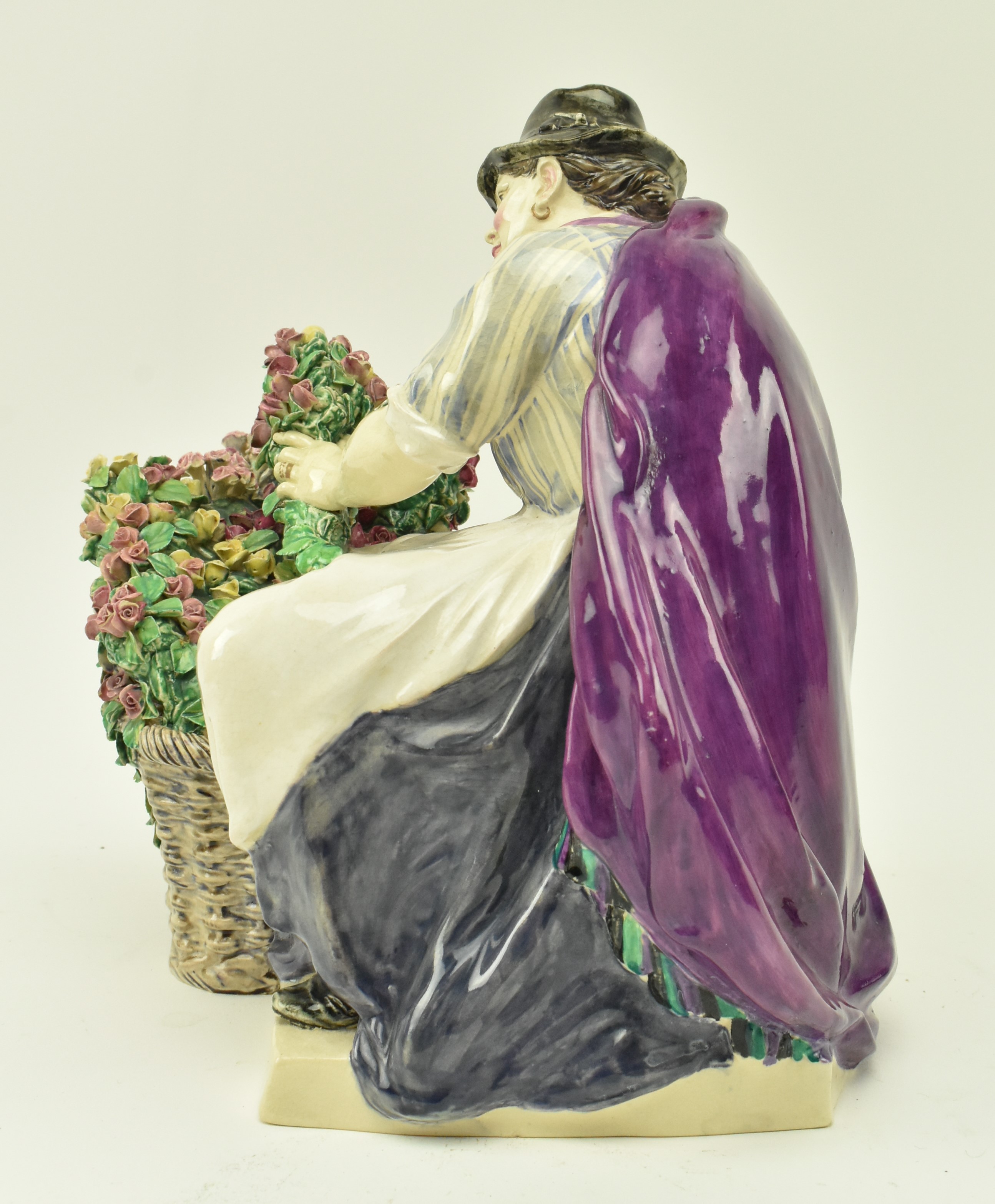 CHARLES VYSE FOR CHELSEA POTTERY - THE PICCADILLY ROSE WOMAN - Image 2 of 5