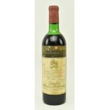 SINGLE BOTTLE OF 1971 CHATEAU ROTHSCHILD RED WINE