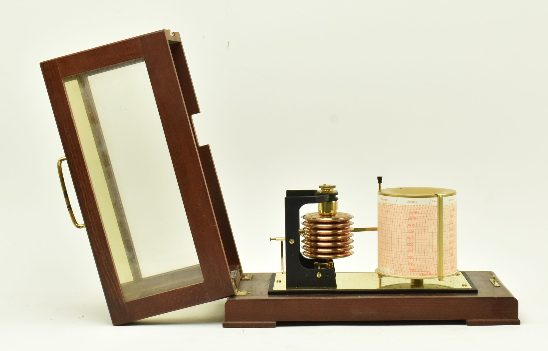 FISCHER, GERMANY - 20TH CENTURY CASED MARINE BAROGRAPH - Image 2 of 7