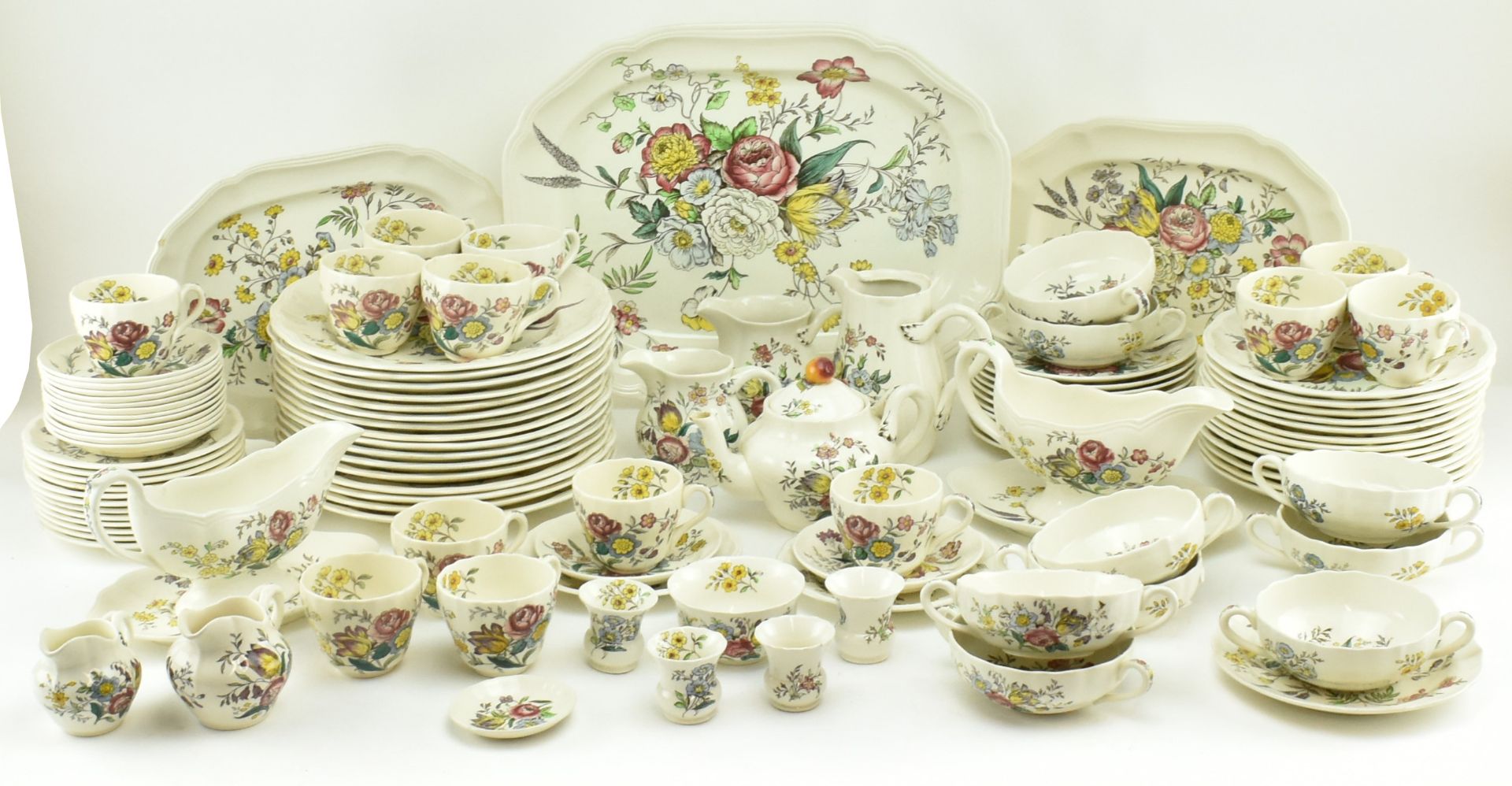 COPELAND SPODE - EXTENSIVE GAINSBOROUGH DINNER SERVICE - Bild 2 aus 12