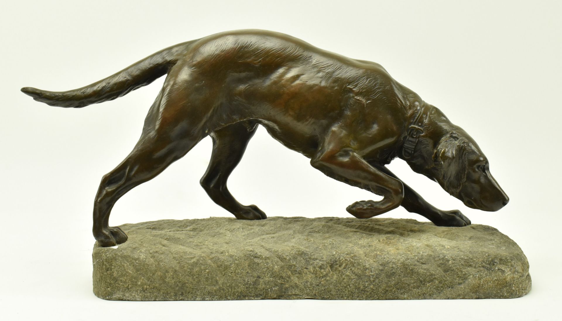 AFTER GEORGE GARDET (1863-1939) - BRONZE WORKED SCULPTURE