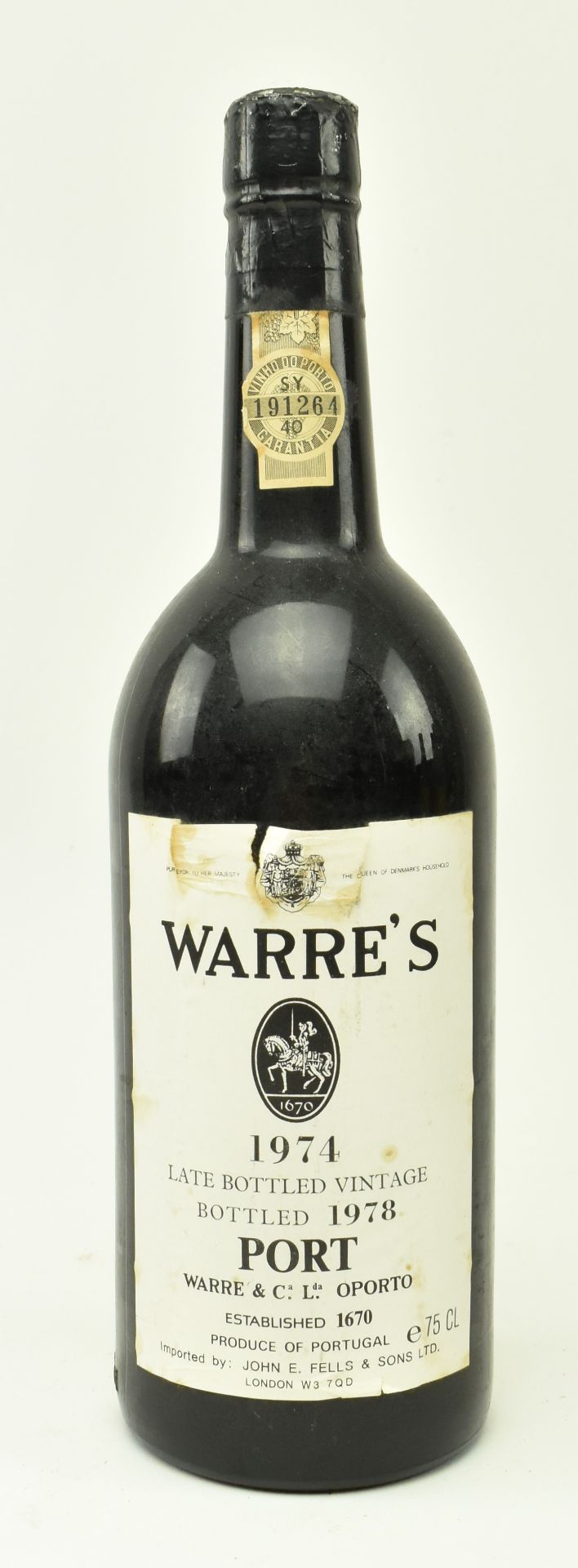 WARRE'S 1974 75CL BOTTLE OF PORT