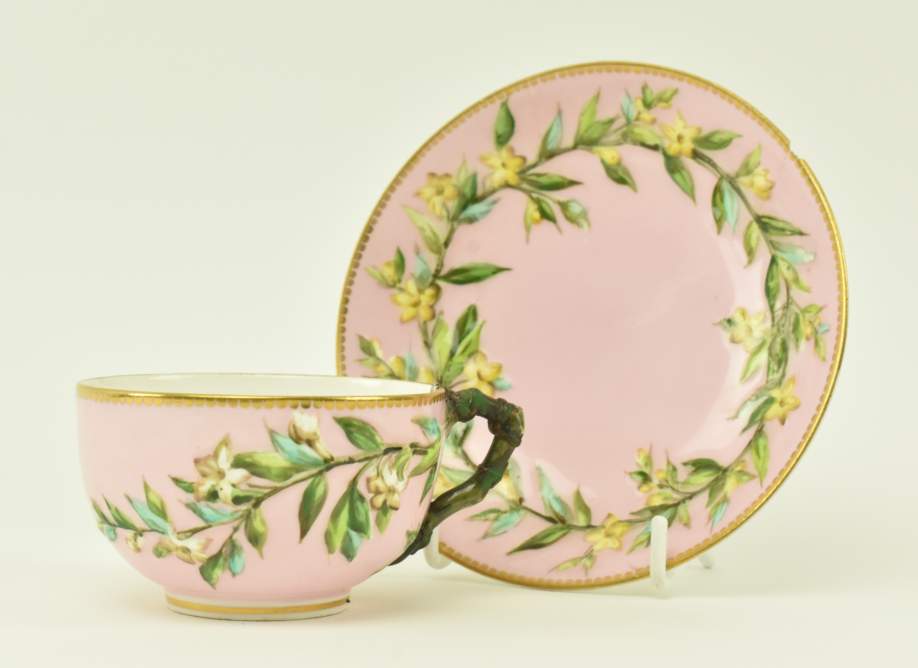 ROYAL WORCESTER - CIRCA 1878 FINE BONE CHINA AESTHETIC TEA SET - Image 8 of 12