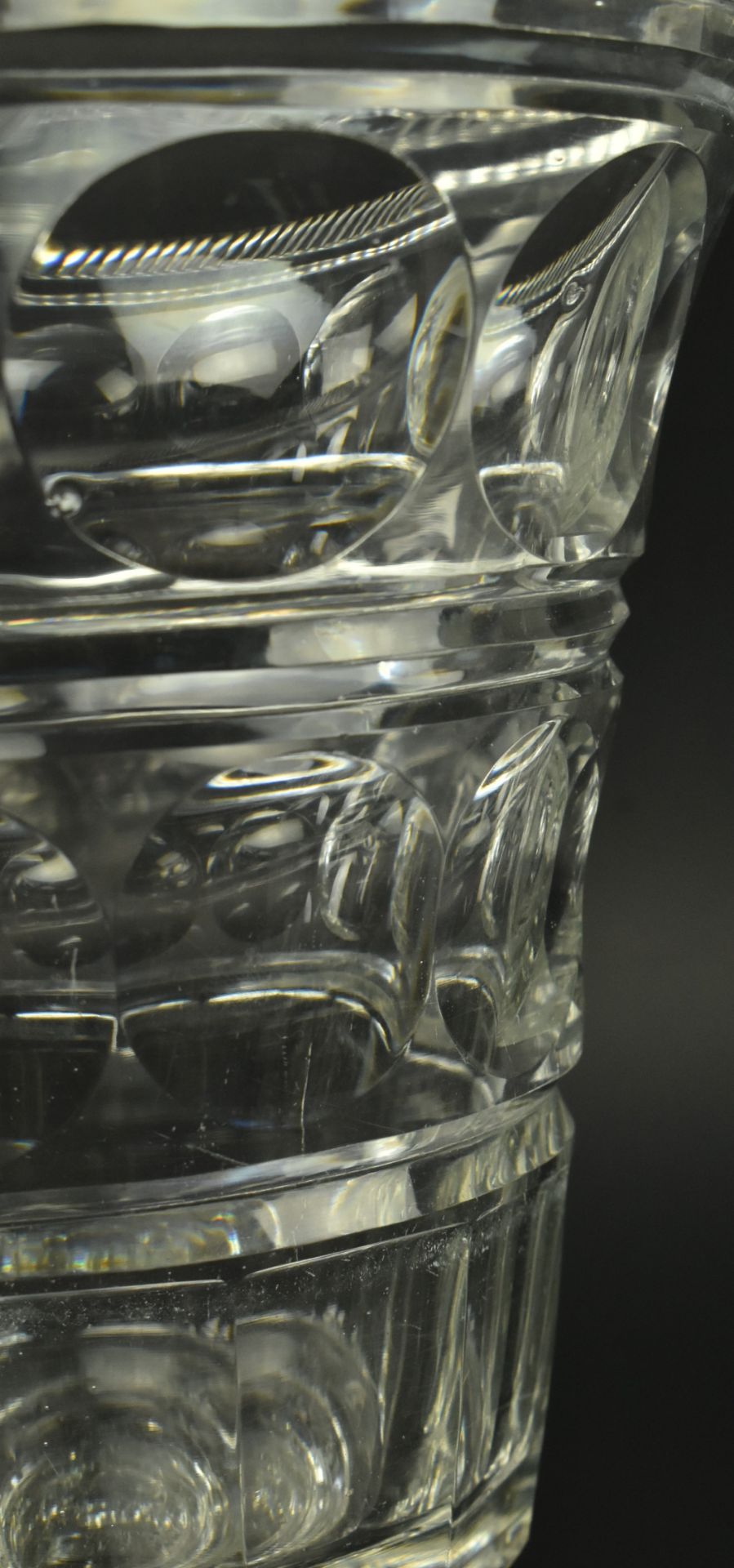 GEORGE IV CIRCA 1830S CELERY GLASS WITH PRINTIES VASE - Bild 5 aus 7