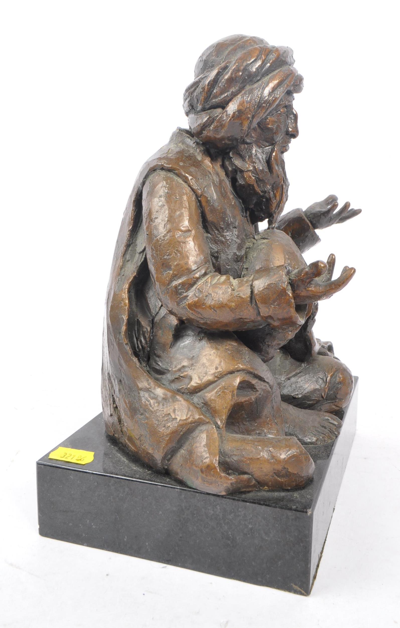 EARLY 20TH CENTURY BRONZE FIGURE - Image 4 of 5