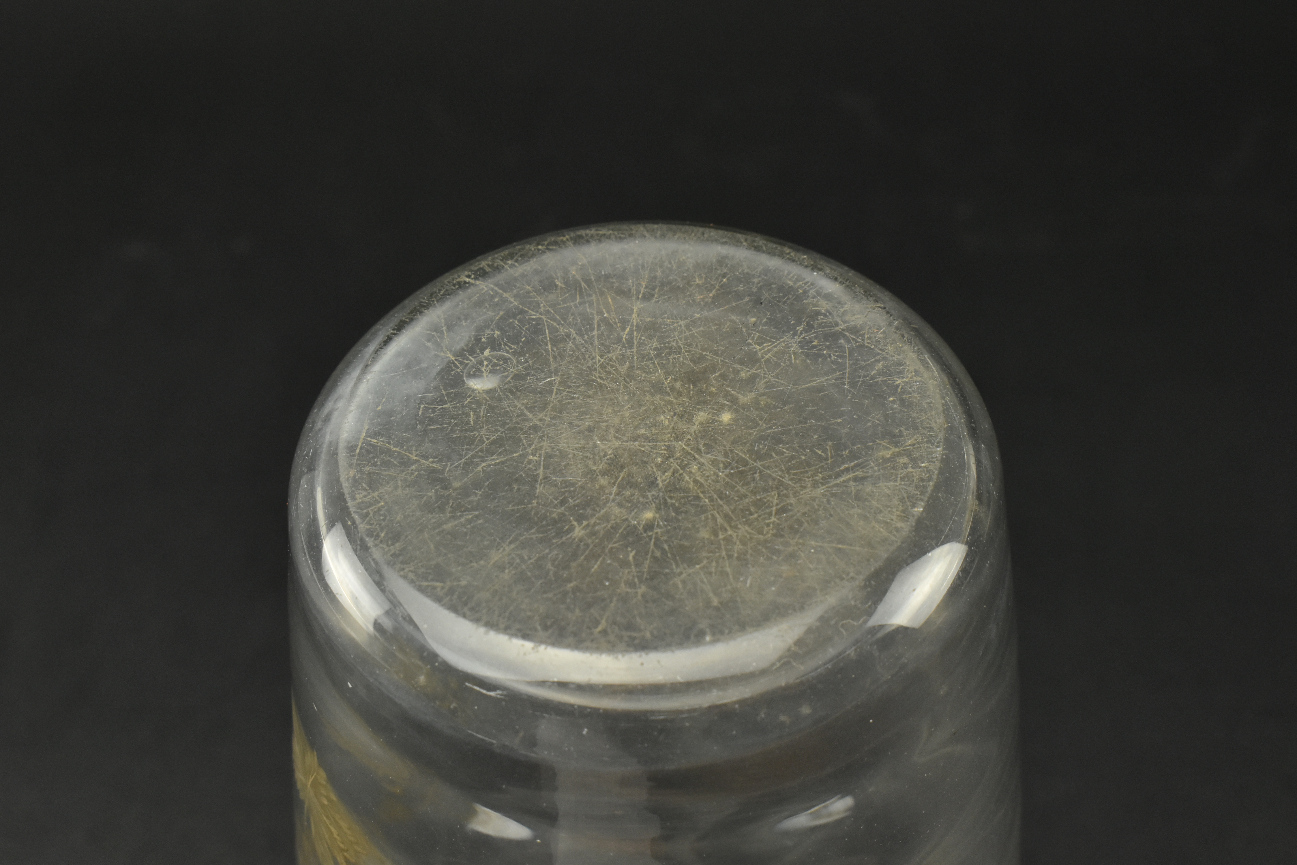C1770 GEORGE III LYNN GLASS ETCHED PORT DECANTER - Bild 6 aus 6
