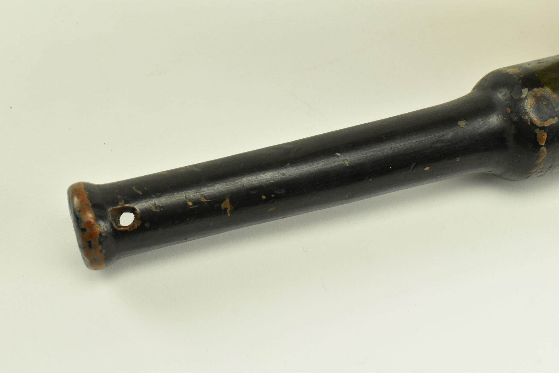 VICTORIAN 19TH CENTURY HAND PAINTED WOOD TRUNCHEON - Image 4 of 5