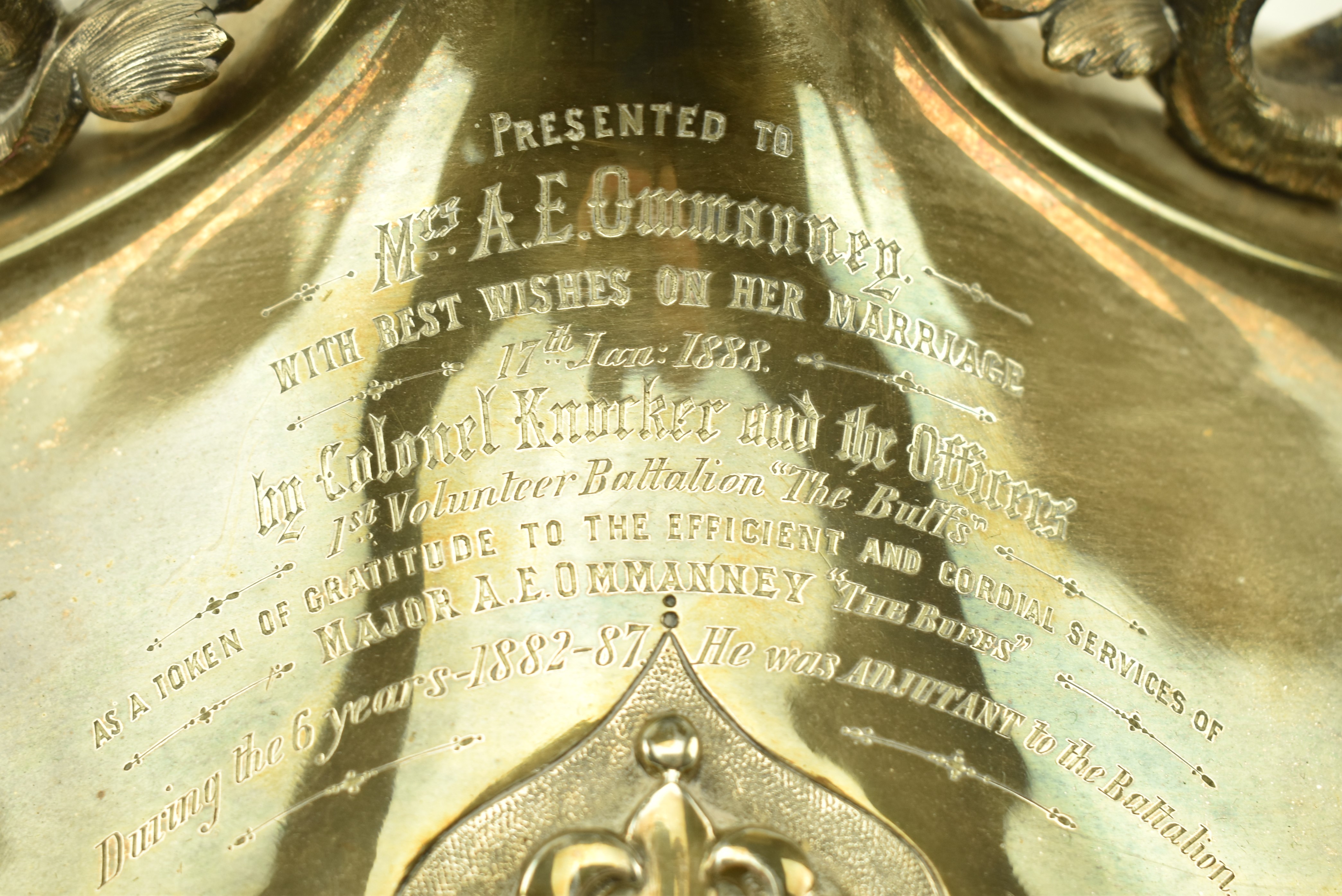 1888 CAMPAIGN CHEST OF ELKINGTON PRESENTATION SILVER PLATE - Image 6 of 13