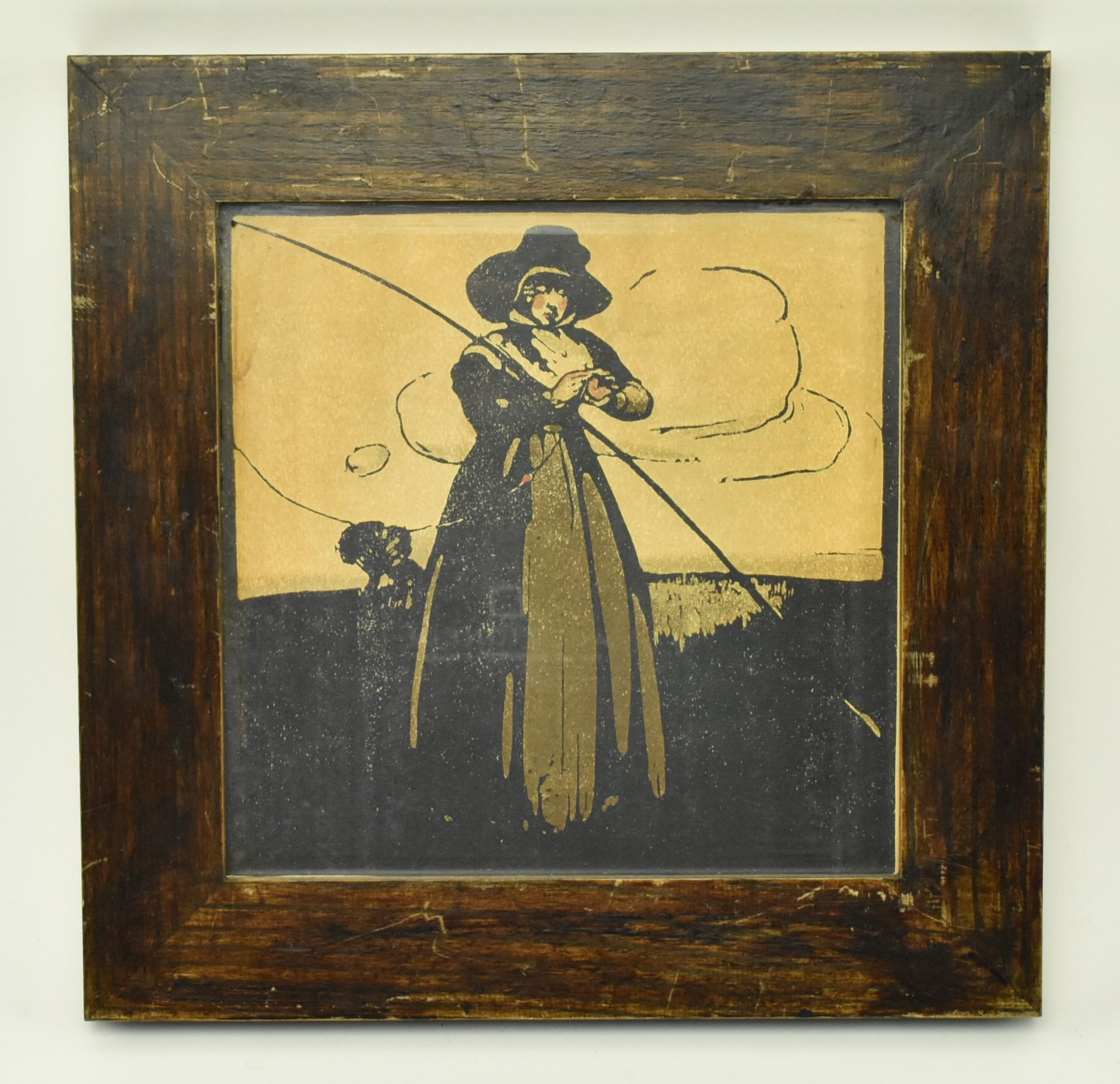 SIR WILLIAM NICHOLSON - 'FISHING' - LATE 19TH CENTURY PRINT - Image 2 of 4