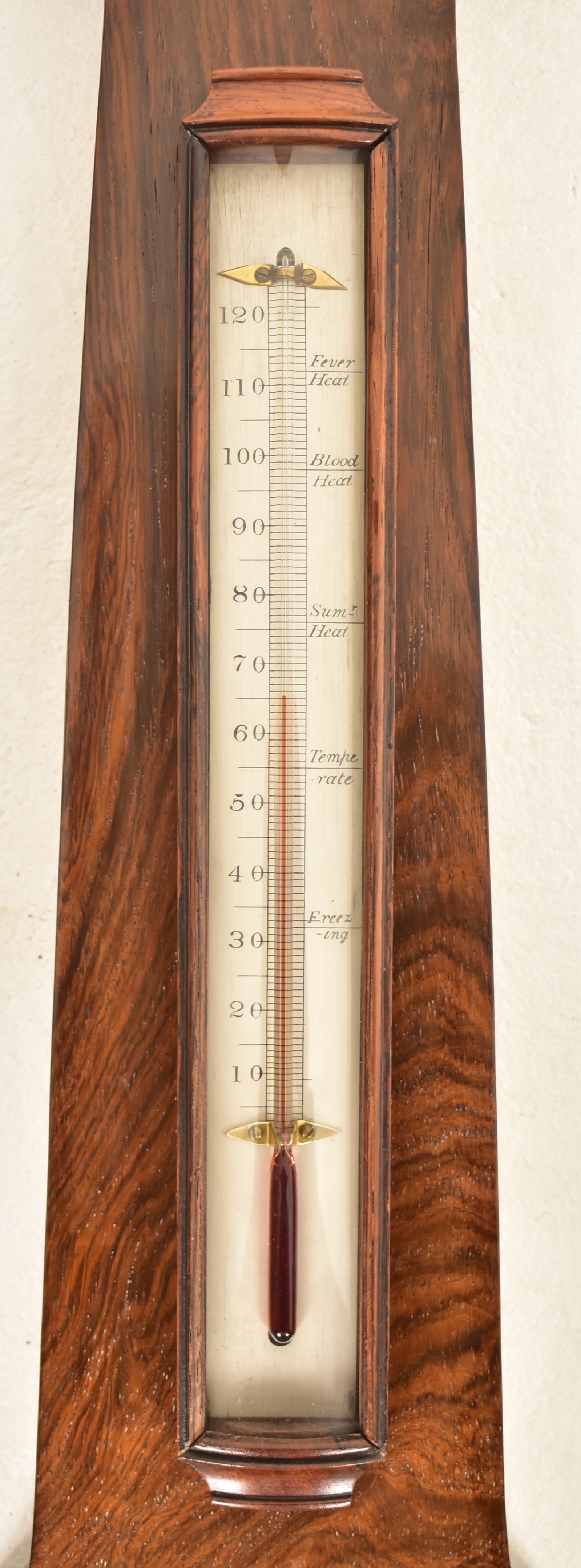 GEORGE III 19TH CENTURY P. CATTANEO, YORK MAHOGANY BAROMETER - Image 4 of 8