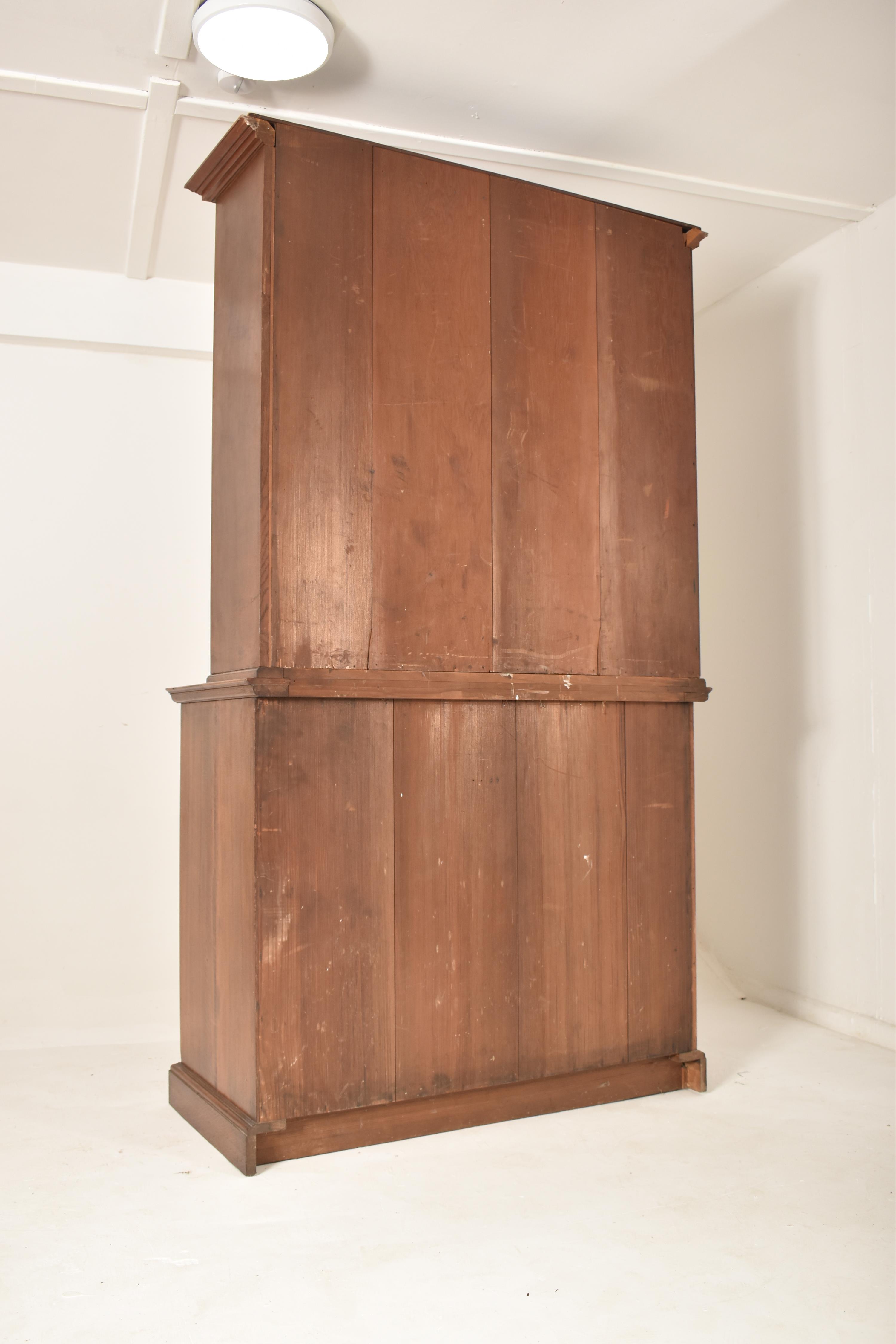 PAIR OF LATE 19TH CENTURY VICTORIAN OAK LIBRARY BOOKCASES - Image 12 of 12