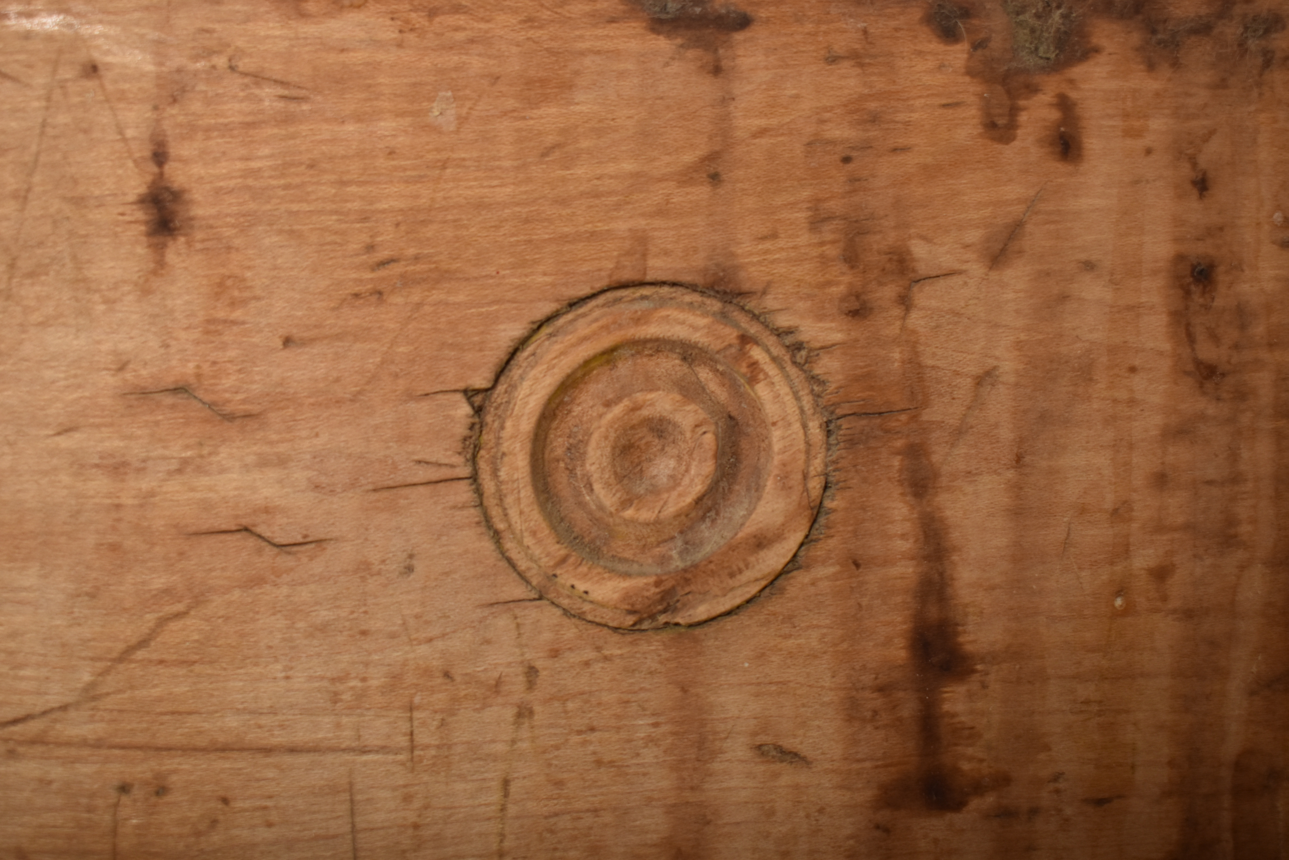 20TH CENTURY BEECH & PINE BUTCHER'S BLOCK - Image 3 of 6