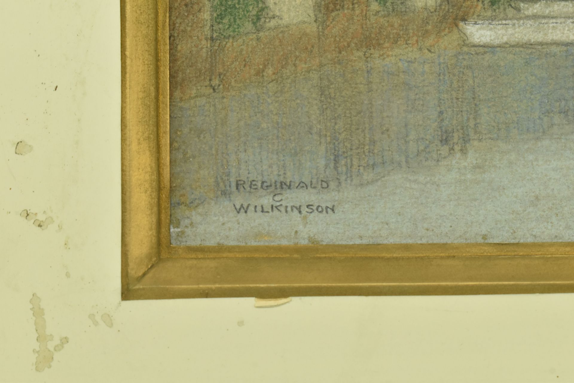 REGINALD WILKINSON (B.1881) - 20TH CENTURY PASTEL DRAWING - Bild 3 aus 4