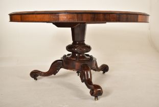 19TH CENTURY VICTORIAN ROSEWOOD CENTRE TABLE