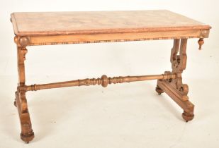 19TH CENTURY WALNUT MARQUETRY INLAID WRITING DESK