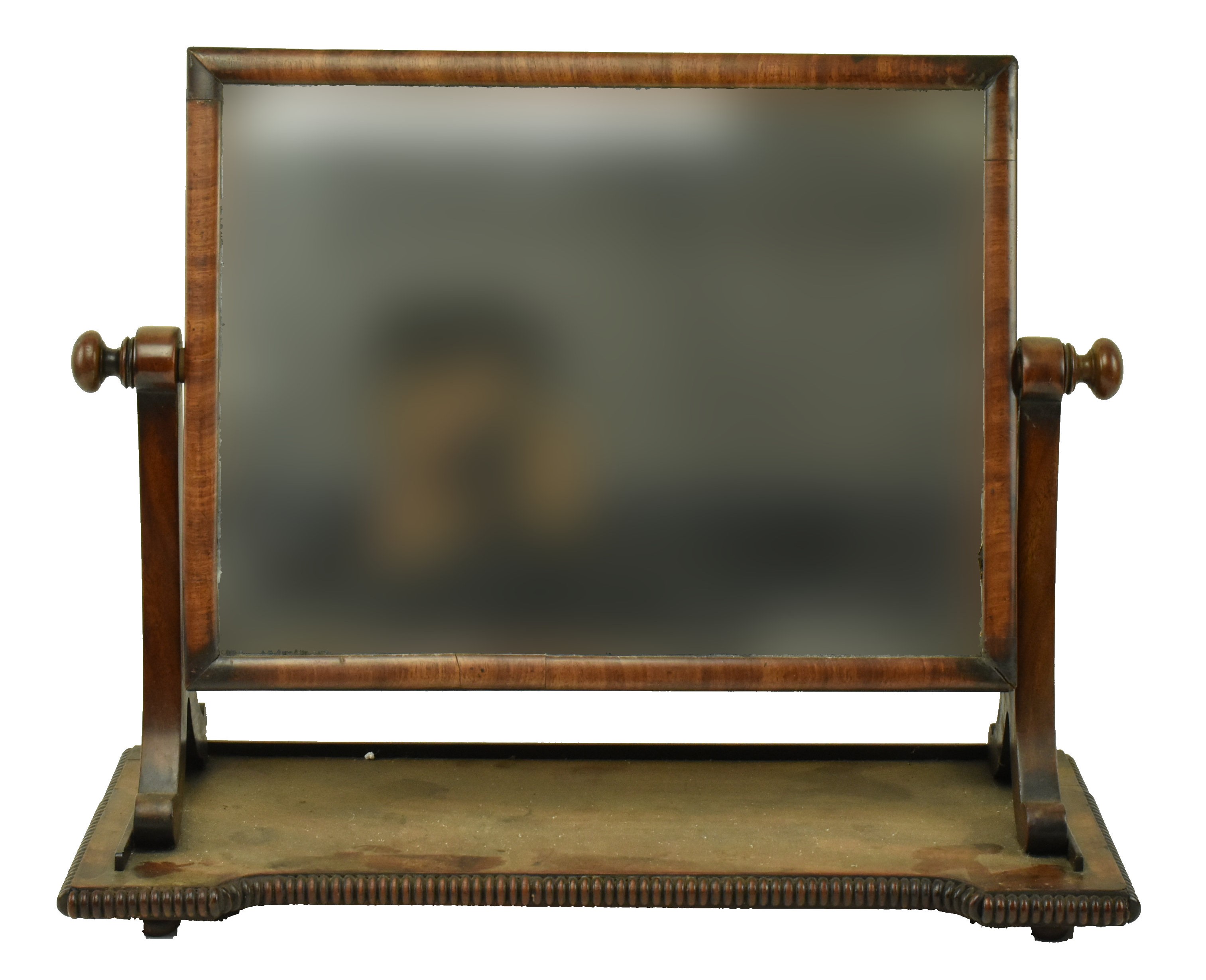 GEORGE III MAHOGANY TOILET SWING MIRROR - ATTRIBUTED TO GILLOWS - Image 2 of 5