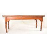 EARLY 20TH CENTURY FRENCH FRUITWOOD DINING TABLE