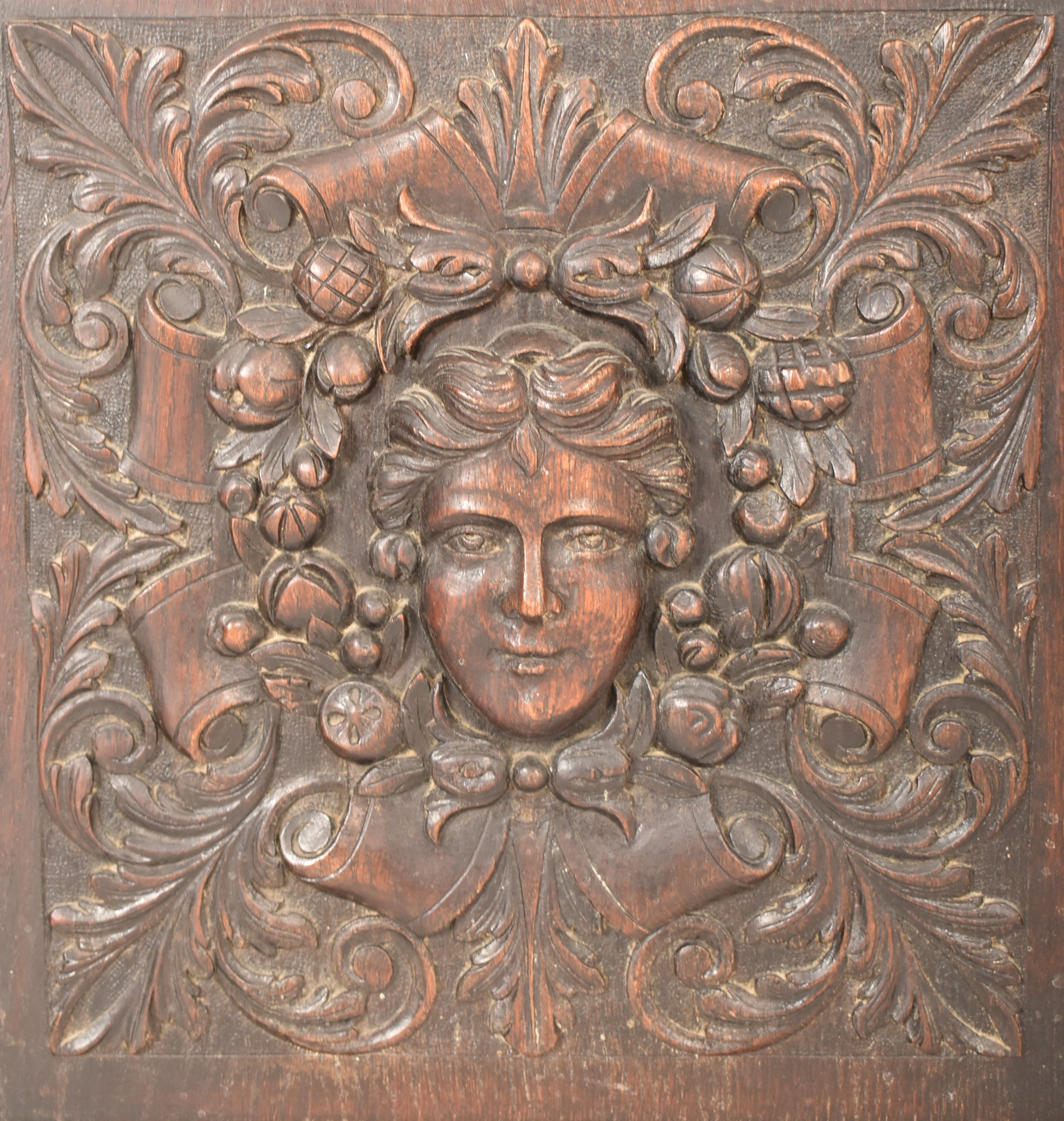 FLEMISH 19TH CENTURY CARVED OAK COURT CUPBOARD - Image 5 of 10