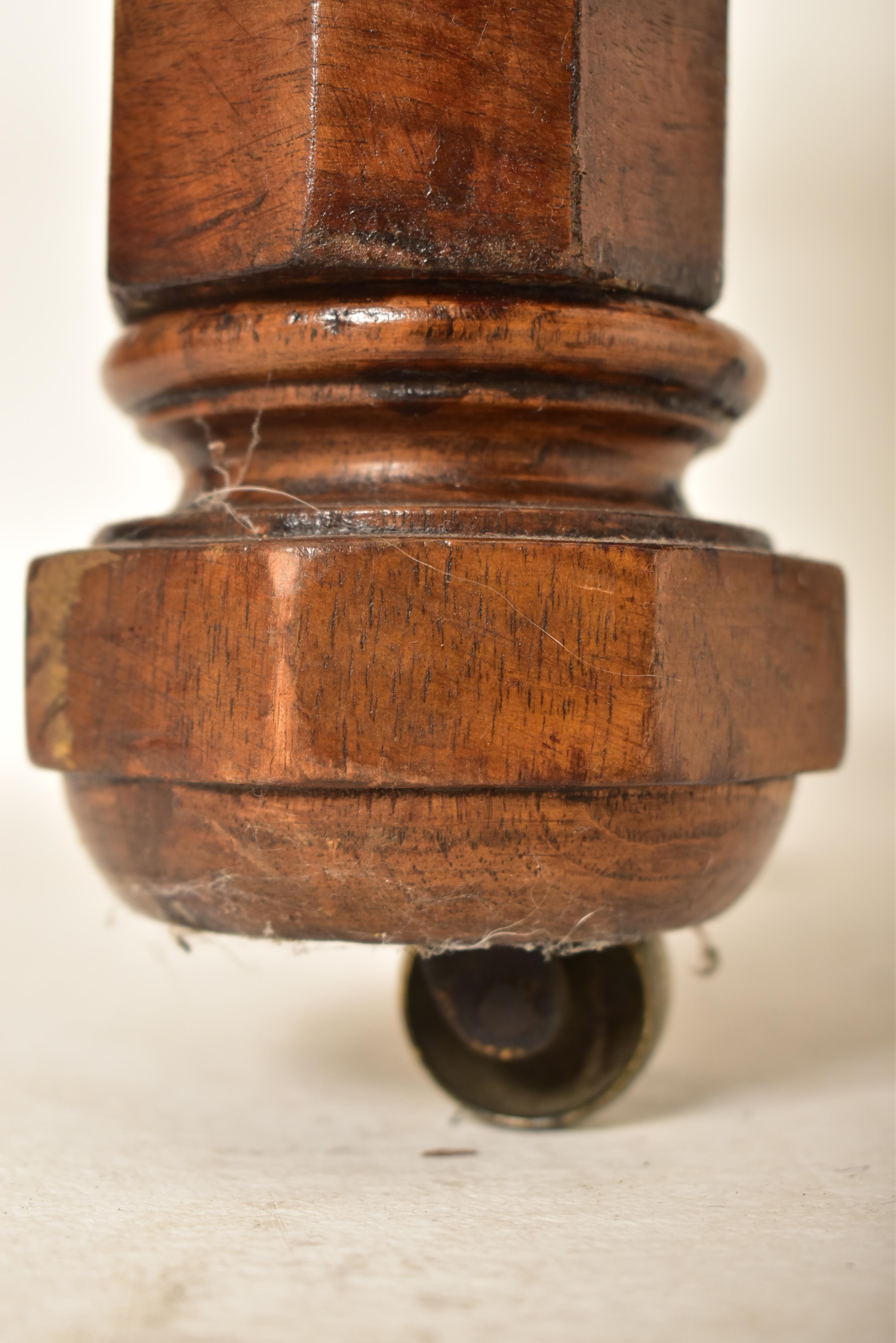 19TH CENTURY WALNUT MARQUETRY INLAID WRITING DESK - Image 5 of 7