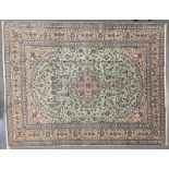 EARLY 20TH SIGNED CENTRAL PERSIAN KASHAN CARPET RUG