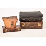 SELECTION OF VINTAGE 20TH CENTURY TRAVEL SUITCASES