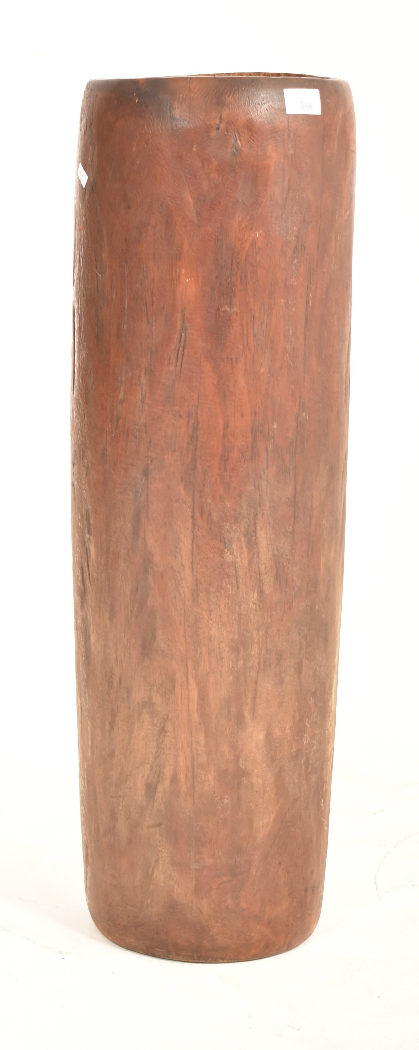 20TH CENTURY TRIBAL STYLE CARVED HARDWOOD UMBRELLA STAND