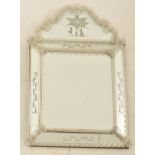 VENETIAN PALAZZO ETCHED GLASS WALL HANGING MIRROR