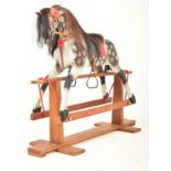 1920S HAND PAINTED WOODEN ROCKING HORSE LINE BROS MANNER