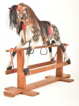 1920S HAND PAINTED WOODEN ROCKING HORSE LINE BROS MANNER