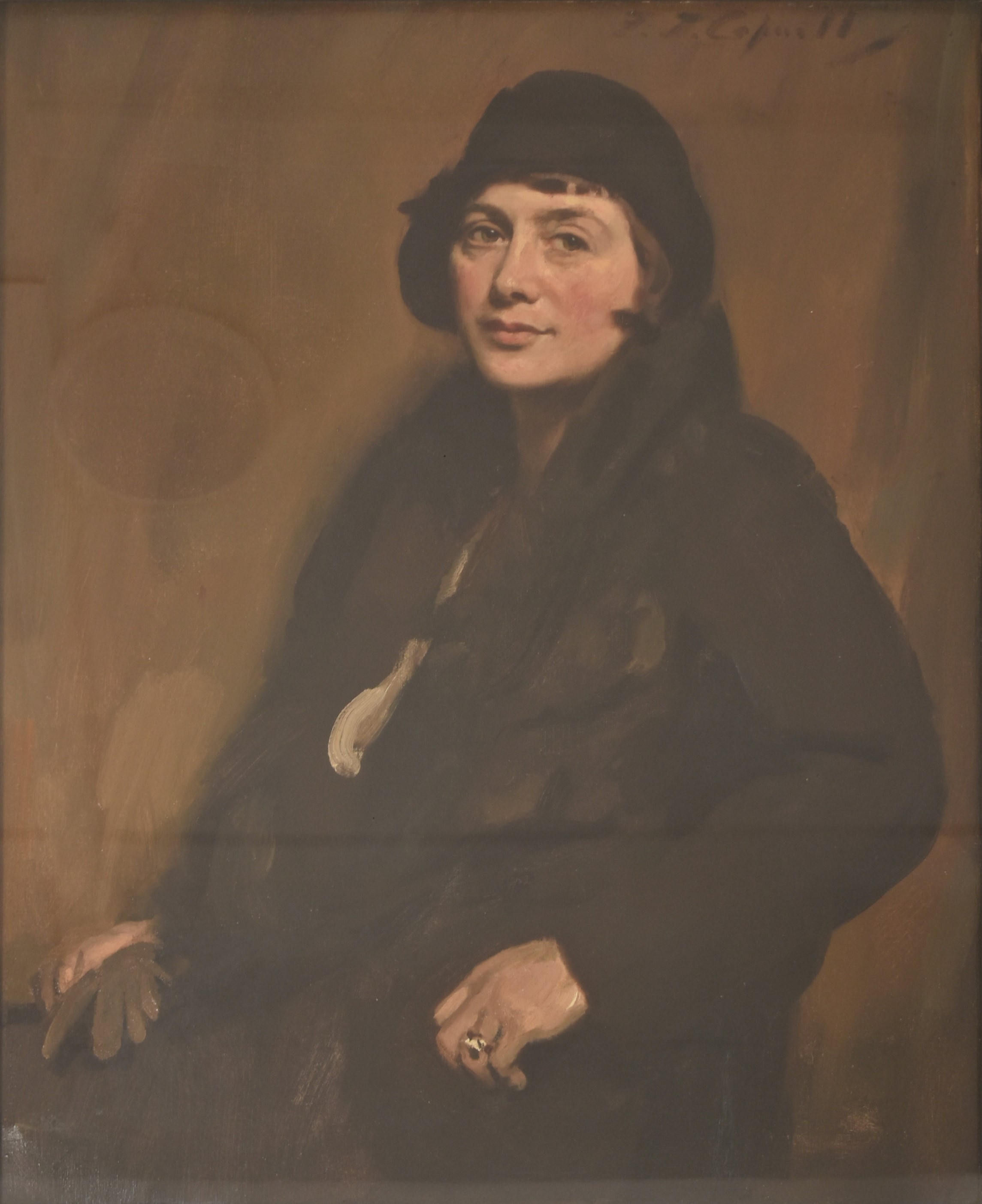 FRANK T. COPNALL (1870-1949) - PORTRAIT OF MARY ETHEL GORST