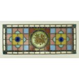 VICTORIAN COLOURED STAINED GLASS WINDOW FEATURE PANEL