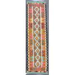 20TH CENTURY ANATOLIAN TURKISH KILIM CARPET RUNNER RUG