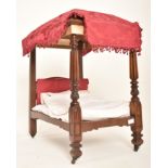 VICTORIAN APPRENTICE MAHOGANY FOUR POSTER BED