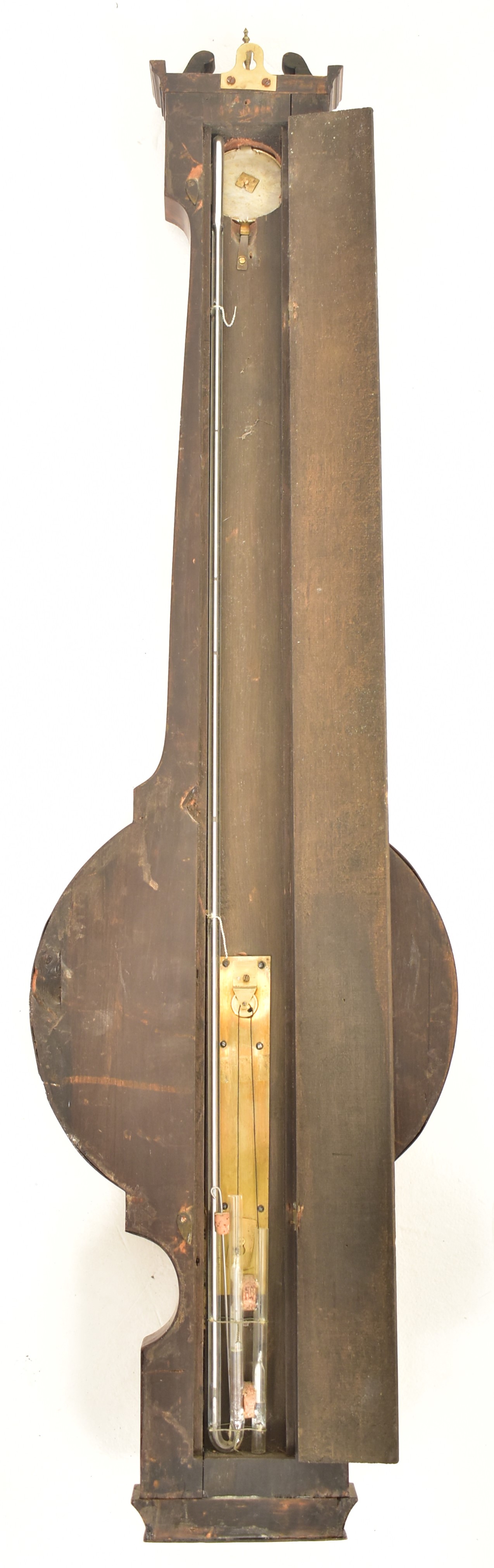 GEORGE III 19TH CENTURY P. CATTANEO, YORK MAHOGANY BAROMETER - Image 8 of 8