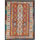 20TH CENTURY ANATOLIAN TURKISH KILIM CARPET RUG