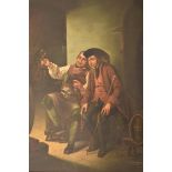 AFTER DUTCH OLD MASTERS - 19TH CENTURY OIL ON CANVAS PAINTING
