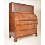 19TH CENTURY DUTCH MARQUETERY INLAID CYLINDER BUREAU