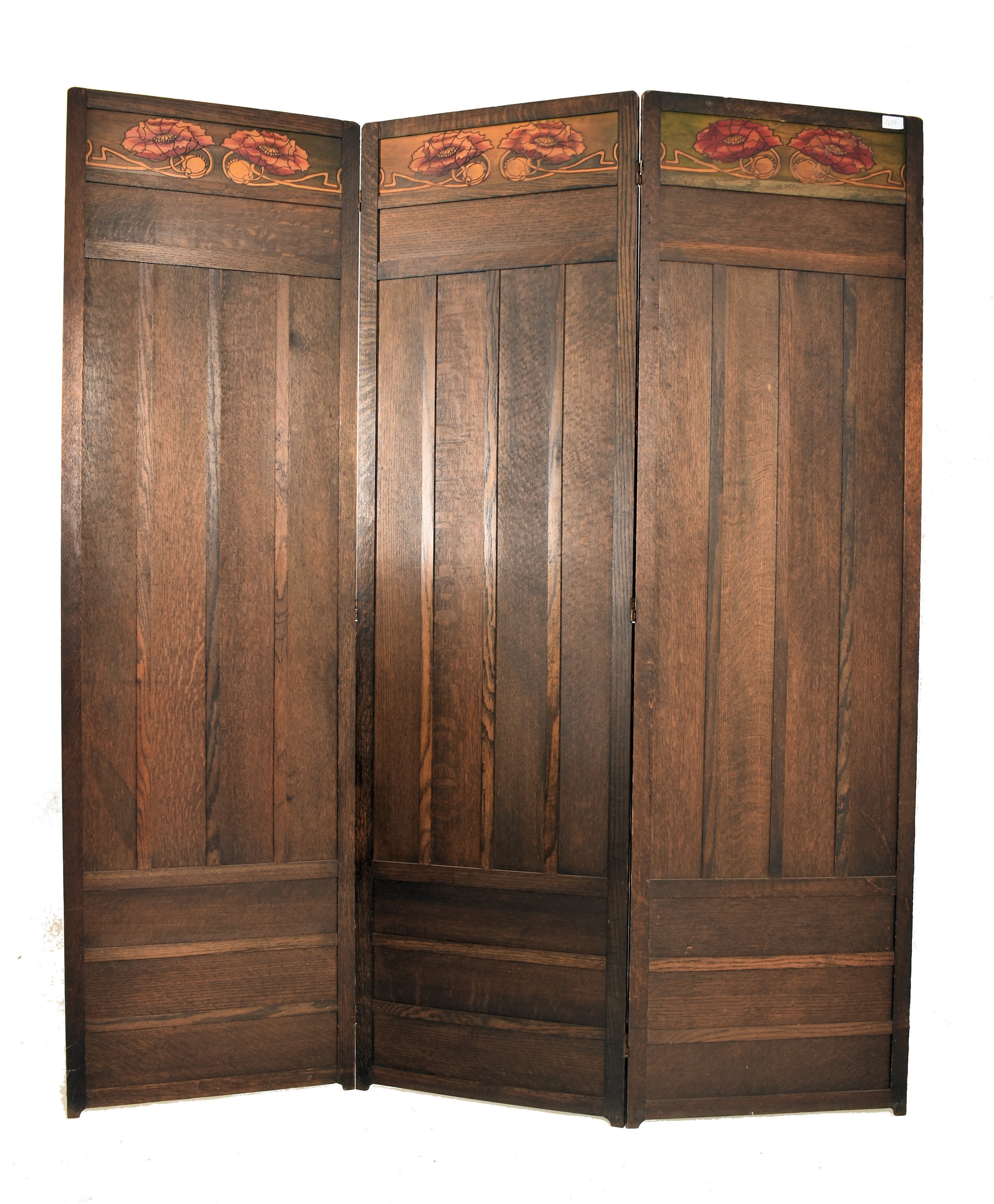 LATE 19TH CENTURY ARTS & CRAFTS LIBERTY & CO SCREEN