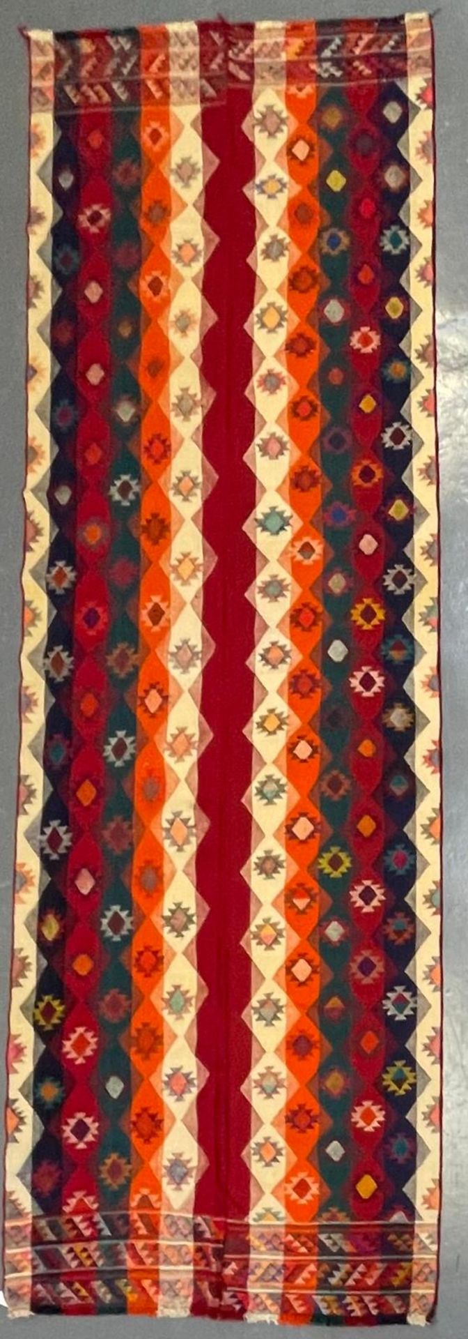 20TH CENTURY SOUTH-WEST PERSIAN JAJIM KILIM CARPET RUG