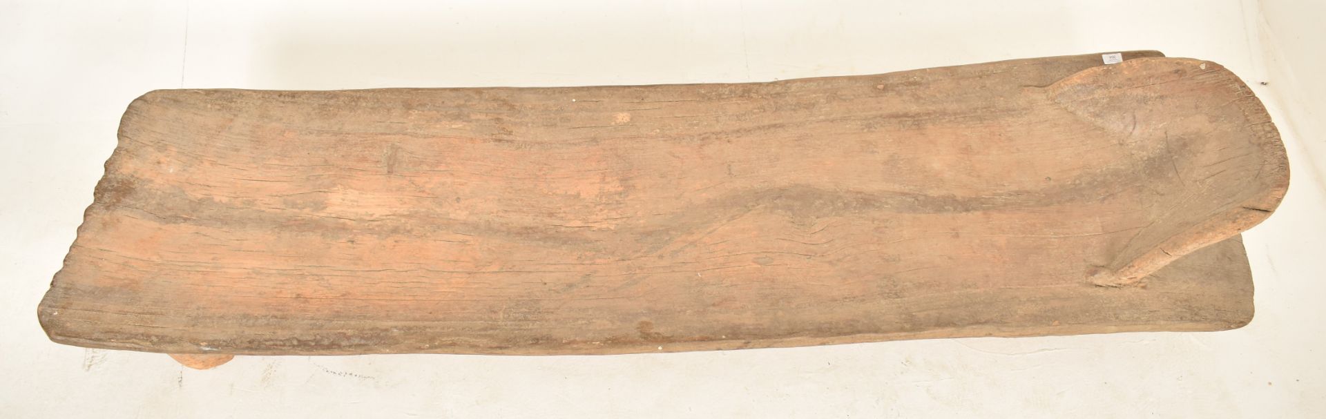 WEST AFRICAN TRIBAL IVORY COAST SENUFO WOOD DAY BED - Image 2 of 5
