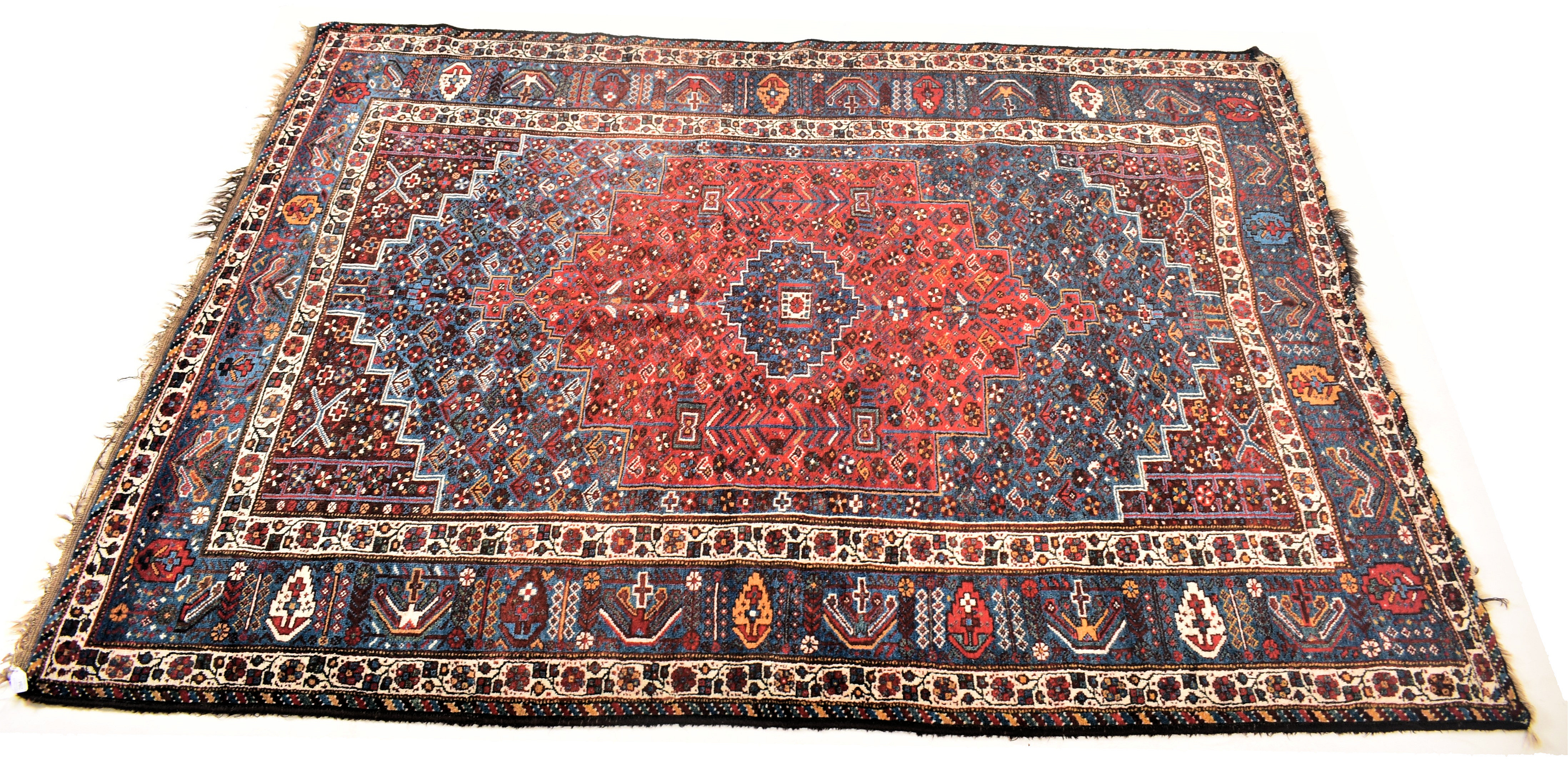 LARGE 20TH CENTURY AZERI PERSIAN HAND KNOTTED RUG