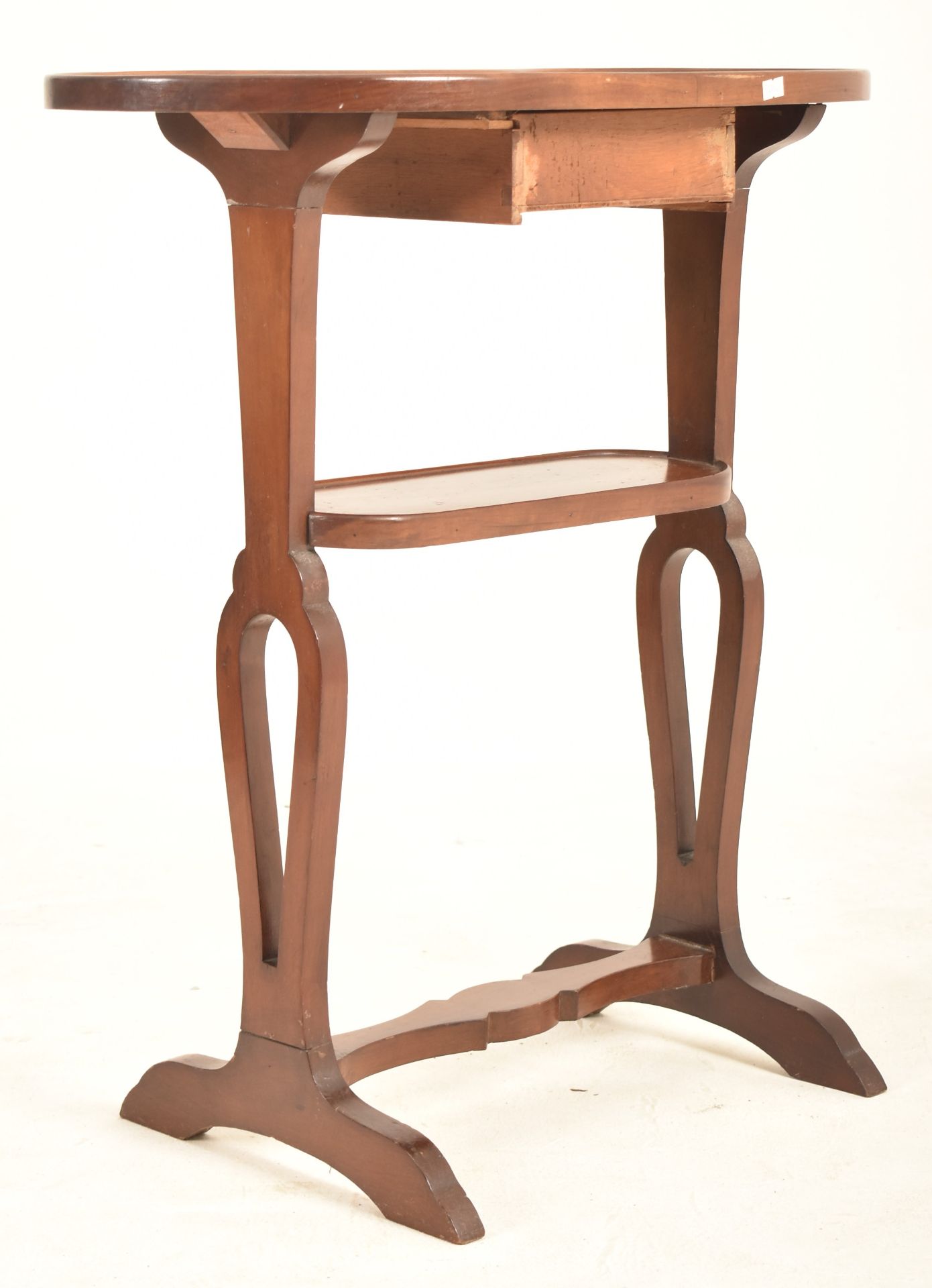 19TH CENTURY FRENCH MAHOGANY KIDNEY SIDE TABLE - Image 5 of 5
