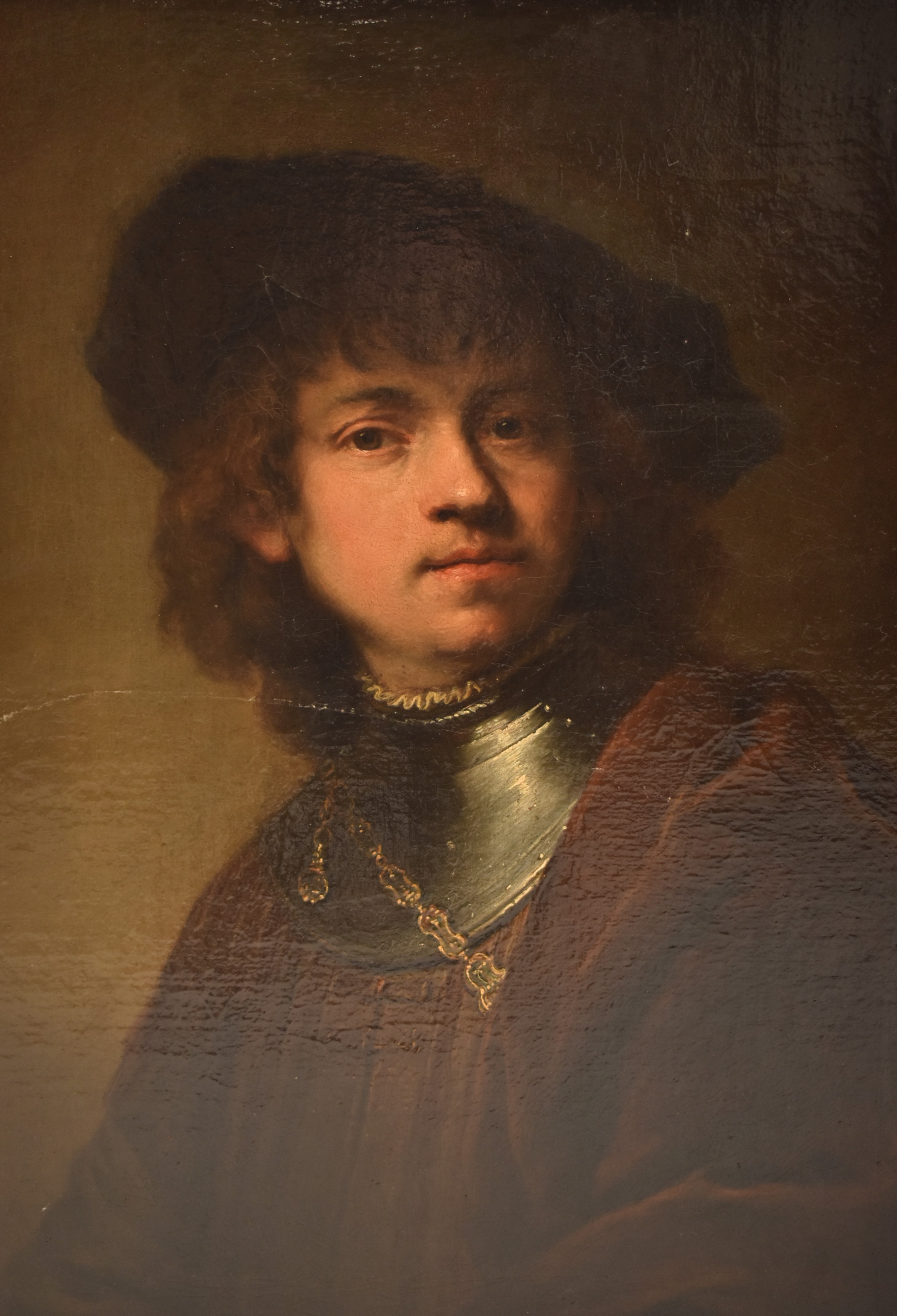 AFTER REMBRANDT (1606-1669) - 19TH CENTURY OLEOGRAPH ON CANVAS